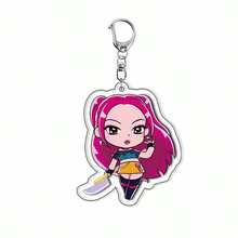 1pc Acrylic Keychain - Witch Hunter Lumi, Mira, Zoe, Anime Peripheral Cute Backpack Pendant - Multicolor - View 8