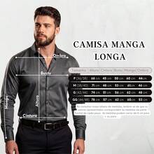 Men's Satin Shirt Premium Fabric Simple Regular Fit Button - 深灰色 - 查看 4