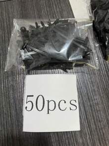 (10/20/50/100pcs) Nylon Universal Cable Ties, Pins And Snap Fastener Ties, Multi-Functional Plastic Fastening Straps Tool, For Quick Car Repair And Daily Use - One Size - View 11