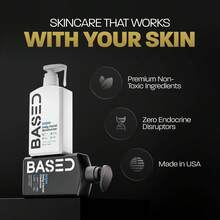 BASED Daily Skincare Duo| Purifying Face Wash + Restoring Moisturizer| Built For All Skin Types| 100% , Healthy Ingredients| Hormone  - ZERO Endocrine Disruptors - Bộ đôi chăm sóc da - Xem 7
