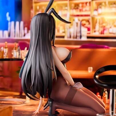 1 pieza Figura de la chica conejita Kurumi Tokisaki de anime, figura coleccionable de anime, decoración para el hogar/oficina - regalo perfecto para fans del anime - compatible con fondos de fotografía de anime - pose linda, atuendo exquisito y expresión vívida - figura de estilo anime hecha a mano