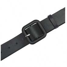Fashionable Minimalist Men's Pin Buckle Leather Belt, High-End Business Style Versatile Waist Belt - Black - View 3