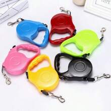1pc Retractable Pet Leash, Automatic Retractable Dog Leash - Multicolor - View 2