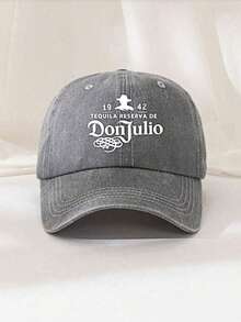 1pc Retro Printed Washed Distressed Soft Crown Baseball Cap, Unisex Sun Hat For Casual Wear And Outfit Matching - Multicolor - View 12