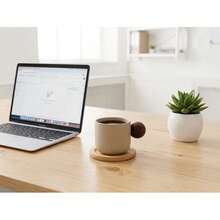 1 Set Japanese Thick Ceramic Coffee Cups, Handmade Ceramic Espresso Cups, Retro Pottery Tea Cups, Office & Daily Use Mugs, Gift - Multicolor - View 3