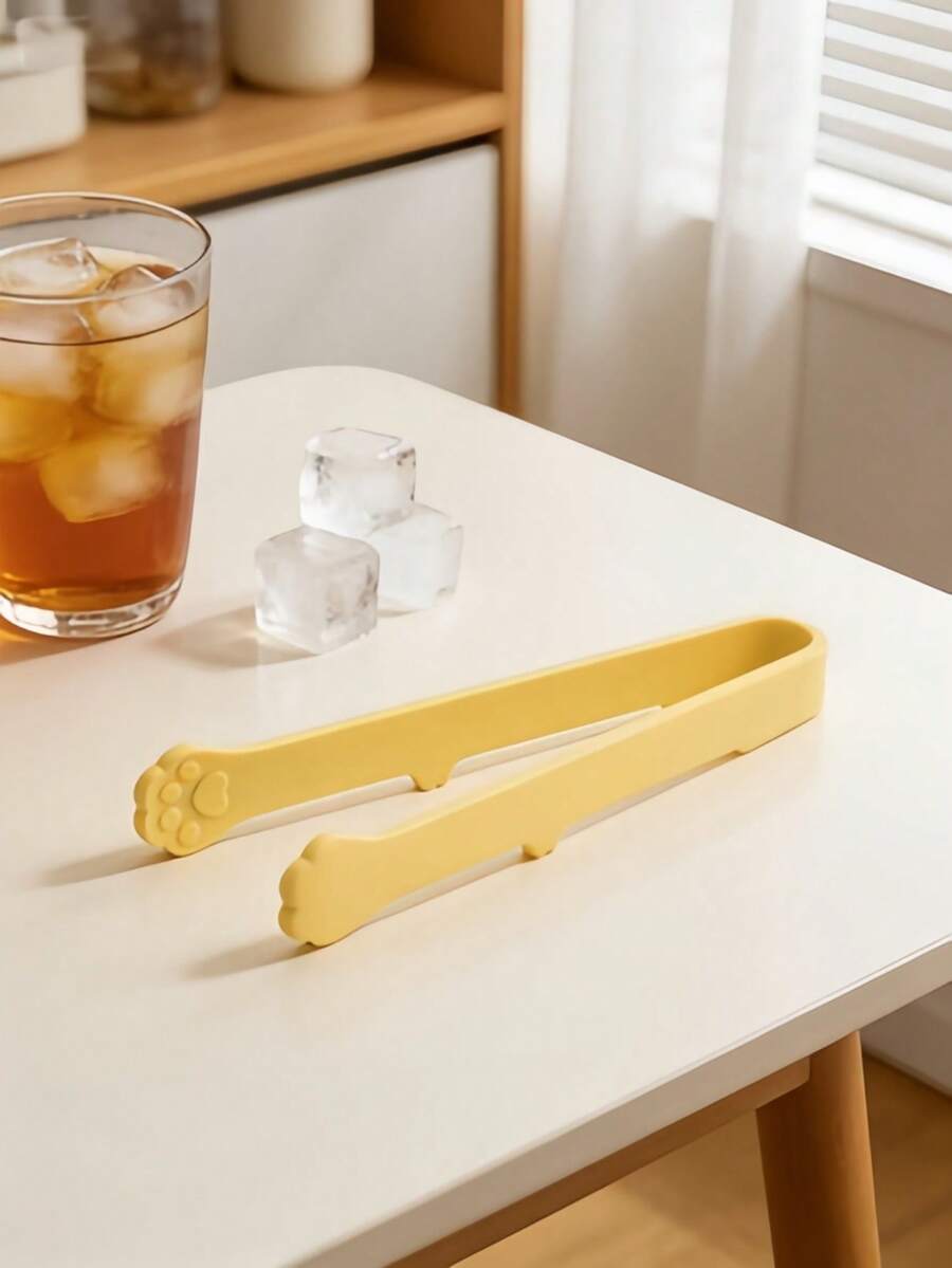 5.71英寸硅胶迷你夹，适用于餐饮服务、咖啡吧、下午茶、甜点聚会和冰桶。 - 查看 1