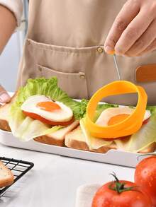 Silicone Egg Rings, Non-Stick Egg Molds, Silicone Pancake Molds, Can Make Perfect Fried Eggs, Heat Resistant, Suitable For Boiling Eggs, Making Pancakes, Crepes, Breakfast Sandwiches, Burgers - Multicolor - View 6