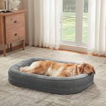 JOEJOY - Sofá ortopédico para perros de gran tamaño con soporte de espuma de huevo cojines de cuatro lados - XL42x32x6.5 - Ver 7