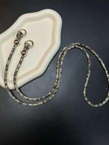 1条奢华水钻手机挂绳，长款，斜挎式，女士款，高端全水钻挂链，新款精致闪亮水钻腕链，高级感应包链，百搭网红挂饰，相机防丢绳 - 彩色 - 查看 13