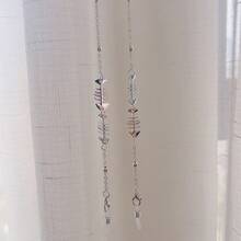 Street 1pc Alloy Heart-Shaped Fishbone Musical Note Glasses Chain, Fashion Glasses Chain Accessories Non-Slip,School - Multicolor - View 7