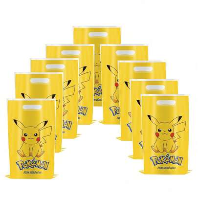 【数量】件/套 卡通主题派对礼品袋，派对小礼物/派对用品/派对装饰品，也适用于学校和办公室/垃圾袋/小零食收纳袋，适用场合：生日派对/节日派对，【款式随机发货】