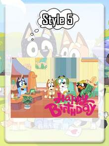 Bluey Broyi Background Decoration Items With Cartoon Themes For Family Gatherings, Party Balloons For Home Parties, Anniversary Party Decorations, Birthday And Holiday Party Supplies, Gifts For Sending To Friends And Family At Parties And Gatherings. - Multicolor - View 18