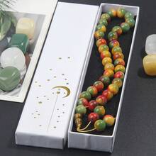 33pcs 10mm Agate Beads Rosary, Suitable For Men And Women, Ramadan Gift, Comes With Elegant Gift Box - Green - View 10