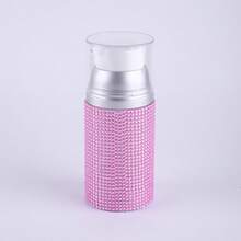 1pc 150ml Luxury Rhinestone Vacuum Pump Bottle, Refillable Container For Lotions, Creams, Serums - View 10