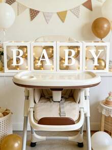 Boîte de ballons pour baby shower, boîte de rangement de ballons décorée, boîte de lettres DIY, boîte cadeau de décoration de fête d'anniversaire, boîte de ballons de décoration de fête de baby shower, faveurs de fête, décoration de chambre d'enfant, cadeau de Pâques, boîte de décoration de mariage, accessoires de photographie d'arrière-plan, fournitures de fête de remise des diplômes, Saint-Valentin - Multicolore - Voir 2