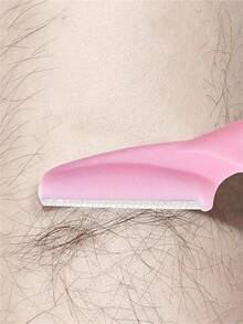 3件套双头眉毛修剪器,带保护盖,新款眉毛修剪器,轮廓修剪器,女士眉毛修剪器,旅行装备,身体修剪器和面部毛发剃除器套装,便携式男女通用脱毛器 - 多款 - 查看 10