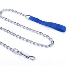 1.2m Metal Chain Leash Suitable For Small & Medium Pets, Cats & Dogs - Black - View 9