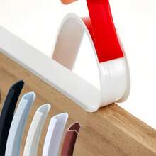 1PC U-Shaped Self-Adhesive Edge Trimming Strip - A Flexible Wood Edge Protector Suitable For Countertops, Shelves, And Door Sealing - A Durable Home Improvement Tool, Cabinet Edge Trimming, Streamlined Trimming Design, Flexible Edge Protector - A - View 3