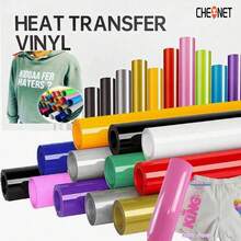 Cheonet Heat Transfer Vinyl Rolls, Suitable For DIY T-Shirts And Fabrics, Easy To Cut/Transfer, PVC Material, Machine Washable And Stretchable, Multiple Vibrant Colors - PVC - View 10