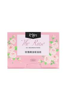 Rose Scented Oil Blotting Paper 100 Sheets - Pink - View 11