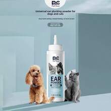 PC Petclear 宠物耳毛清洁粉 | 宠物耳部护理用品，有效去除多余耳毛，蕴含清新配方，有效去除异味，适用于犬猫。本产品专为宠物耳部清洁而设计，可轻松去除多余耳毛，同时蕴含清新成分，有助于减少耳部异味。产品尺寸：长约18厘米/7.09英寸，宽约5厘米/1.97英寸。 - 白色 - 查看 12