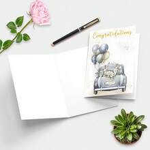 1 Bộ - Thiệp chúc mừng đám cưới kèm phong bì, Thiệp chúc mừng cô dâu chú rể hài hước, Thiệp chúc mừng tân hôn, Thiệp quà cưới cho cặp đôi - A - Xem 4