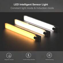 HBOWMDJIA 6pcs Motion Sensor Cabinet Lights, 3 Color Temperatures, Undercounter Closet Lighting, Dimmable Wireless Magnetic USB Rechargeable Kitchen Night Lights, Battery Powered Lights For Wardrobes, Cabinets, Stairs, Hallway, Shelves, Foyer, Kitchen, Dresser - Đèn tủ - Xem 5