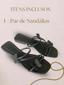 Sandália Rasteira Rasteirinha Feminina Boho Confortável Casual Detalhes Com Brilho Strass Luxo Elegante e Sofisticada Verão Cores Preta Rosê Nude Caramelo - Caramelo - Visão 11