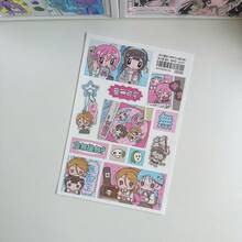 可爱女孩卡通涂鸦贴纸，卡通剪贴簿贴纸，多角色设计，自粘装饰贴纸，DIY卡通自粘贴纸，适用于剪贴簿、相册、行李箱/笔记本电脑/滑板/吉他/冰箱/头盔/日历装饰，可作为生日和节日礼物 - 澀谷日記 - 查看 17