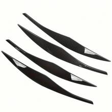 Bộ 2 ốp đèn pha kiểu lông mày cho xe BMW 3 Series E90 E91 320i 330i 2005-2012, dùng để trang trí ngoại thất xe. - viền đèn pha BMW - Xem 5