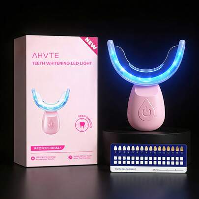 LED Teeth Whitening Accelerator - 200mAh Battery, Wireless Blue Light For Convenient Use, Professional Teeth Whitening Tool And Accessories