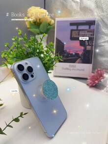 闪亮水钻伸缩手机支架，闪亮水晶拉出式手机支架，防摔可调节手机支架。 - 彩色 - 查看 20