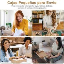 Cajas para Envíos 20 Piezas 30x23x5cm Caja Cartón Corrugado para Regalos Cajas Pequeñas en Color Kraft para E-commerce Embalaje Manualidades 3 Capas Resisitente Shipping Boxes Mailbox - marrón - Ver 4