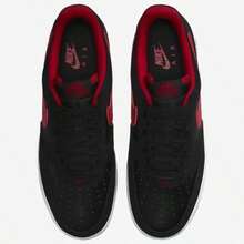 Nike Air Force 1 '07 LV8 1 Black Varsity Red Casual Sneakers Men's IB6388-004 - 黑紅色 - 查看 3