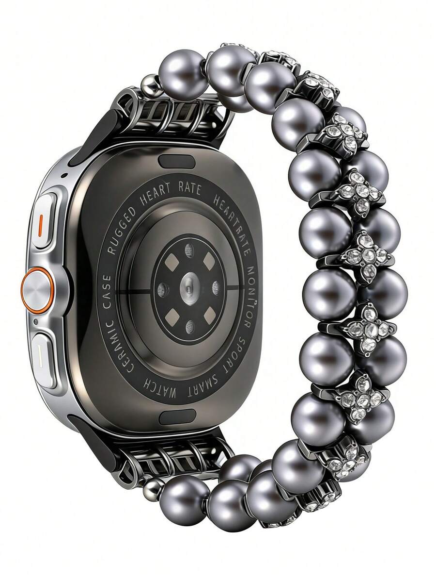 1pc Watch Band + Case Set For Galaxy Watch 8, 1pc Women's Jewelry Rhinestone Metal Fashion Watch Band, Fit For Galaxy Watch 8 40mm 44mm, Adjustable Replacement Strap Accessories Sport Band Suitable For 5.5-6.3 Inch Wrist
