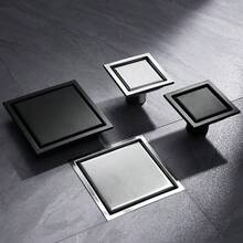 1 pieza Desagüe de ducha oculto, Desagüe de acero inoxidable - Diseño moderno y elegante, Extraíble, Anti-olor y Anti-obstrucción, Cubierta de desagüe empotrada, Sistema de drenaje eficiente, Estructura, Adecuado para baño, balcón, cocina, etc. - Disponible en tamaños de 4 pulgadas y 6 pulgadas Accesorios de baño Herramientas de baño - Multicolor - Ver 12