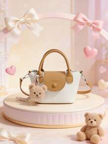 1pc Fashionable Cute Adjustable Strap Mini Handbag, Suitable For Various Occasions, Very Practical. Perfect For Outdoor Activities, Casual Wear, Commuting, And A Perfect Gift For Teenagers. - Multicolor - View 6