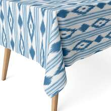 Kiva Stain-Resistant Resinated Tablecloth, Extra Soft To The Touch And Waterproof, Sizes From 100x140 To 300x140 Cm And Round 140 Cm - Easy-Clean Stain-Resistant Tablecloth - Available In 12 Designs - 選項 10 - 查看 2