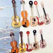 5/10Pcs Guitar Instruments Refrigerator Sticker Photo Fixed Magnet Home Decor Gift Gift - Guitar - View 6