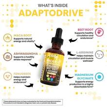 Organic Maca Root Liquid Drops With Ashwagandha, Fenugreek, Beet Root And L-Arginine Liquid Multivitamin For Women And Men - Adapto Drive Supplement - 200克 - 查看 3