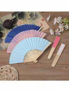Quạt giấy trắng 5/3/1 cái, quạt tre gấp trắng, quạt cầm tay, quạt giấy gấp, quạt tre tự làm, quạt trang trí tiệc sinh nhật, thích hợp cho lễ đính hôn, lễ tốt nghiệp, tiệc cưới, trang trí phòng ngủ, bàn ăn, đạo cụ chụp ảnh biểu diễn tiệc tùng, trang trí nhà cửa, phòng khách, văn phòng. - Nhiều kiểu dáng - Xem 11