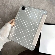 波点图案平板电脑保护套，带笔槽，兼容 iPad 10.9/10.2/Air 5/Pro 11/10/9.7/Air 2/(7代)/(8代)/Air 4/5/Pro 11/10代 10.9 英寸（2022款），具备智能休眠/唤醒功能，时尚平板电脑配件，也兼容小米 5/5PR/6/6PRO/7/7PRO/Galaxy Tab S10+/S9/A9。 - 彩色 - 查看 7