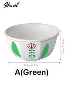 shoxil 一套中东风格甜点碗/杯（郁金香或椰子树图案），可用作托盘，盛放客厅茶几上的零食和水果。高品质托盘，适合家庭聚会、下午茶、卧室、客厅和酒店使用。 - 多色 - 查看 11