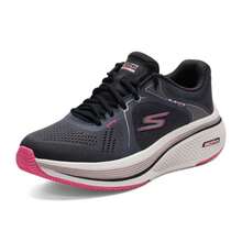 Skechers Giày nữ mùa xuân 2026, nhẹ, thoải mái, kiểu dáng thường ngày, GO RUN ELEVATE 2.0, giày chạy bộ nữ, giày thường ngày 129005-BKPK - Đen/Hồng - Xem 3