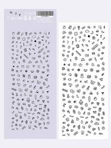 1PC Cute Original Cartoon Pattern Stickers Ins Japanese And Korean Cute DIY Journal Material Stickers CCD Phone Case Stickers - Sticker - View 8