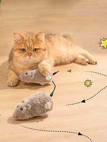 PETSIN 【趣味猫玩具】耐用趣味猫玩具：卡通爆米花袋 - 可与猫狗互动玩耍 - 无需电池 - 彩色 - 查看 3
