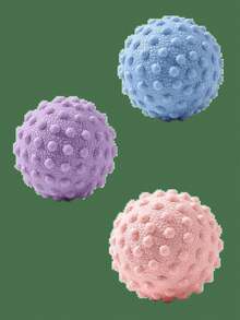 Massage Ball Foot Massager Body Fascia Muscle Relaxation Legs Hand Legs Massage Roller Yoga Fitness Health Care Tool - 多色 - 查看 12