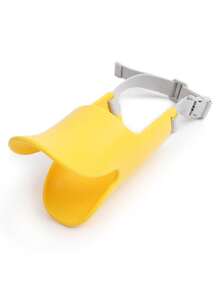 Breathable & Comfortable Dog Muzzle, Anti-Barking Anti-Biting Anti-Chewing Anti-Destruction Pet Muzzle, Suitable For Small Dogs - Yellow - View 13