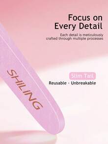 Herramienta de depilación de acero inoxidable de alta calidad SHILING, pinzas puntiagudas rosas para dar forma a las cejas - Ver 7