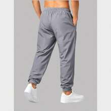 Men's Athletic Tactel Pants With Pockets – Lightweight, Comfortable - Grey - View 3